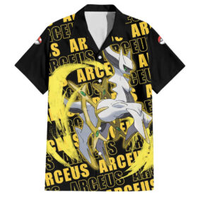 Chemise hawaïenne Arceus – Motif mix – Pokémon