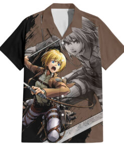 Chemise hawaïenne Armin Arlert – L’Attaque des Titans