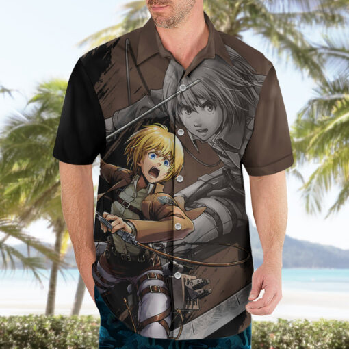 Chemise hawaïenne Armin Arlert – L’Attaque des Titans – Image 3