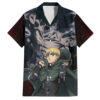 Chemise hawaïenne Armin Arlert Saison Finale – L’Attaque des Titans