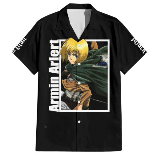 Chemise hawaïenne Armin Arlert – L’Attaque des Titans