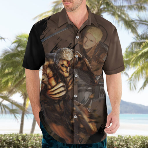 Chemise hawaïenne Titan Cuirassé – L’Attaque des Titans – Image 3