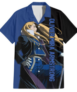 Chemise hawaïenne Olivier Mira Armstrong – Fullmetal Alchemist