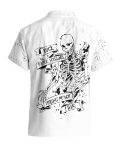 Chemise hawaïenne Skull Art – Humour noir