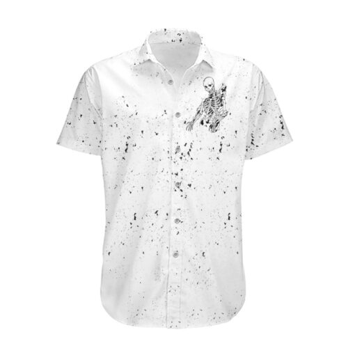 Chemise hawaïenne Skull Art – Humour noir – Image 2