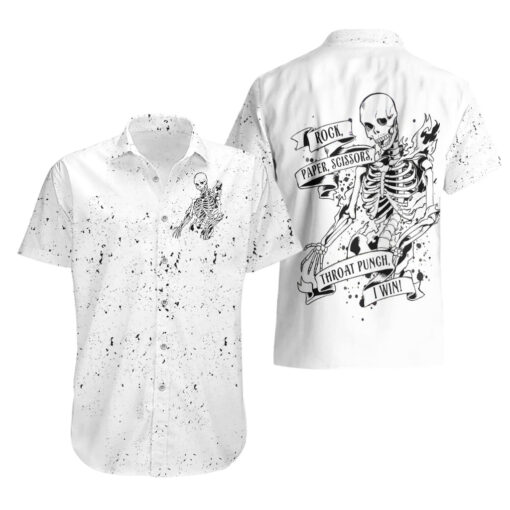 Chemise hawaïenne Skull Art – Humour noir – Image 3