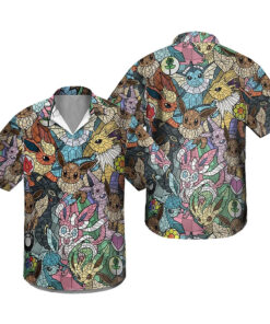 Chemise hawaïenne Évolitions (style varié) – Pokémon