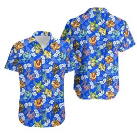 Chemise hawaïenne Évolitions (style 2) – Pokémon