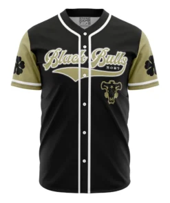 Maillot de baseball Asta Taureaux Noirs Black Clover