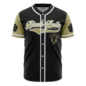 Maillot de baseball Asta Taureaux Noirs Black Clover