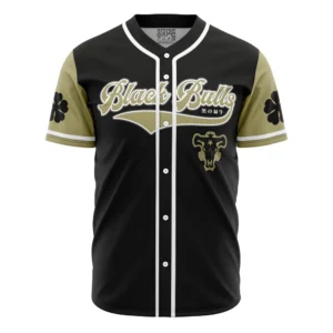 Maillot de baseball Asta Taureaux Noirs Black Clover