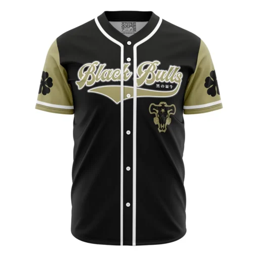 Maillot de baseball Asta Taureaux Noirs Black Clover