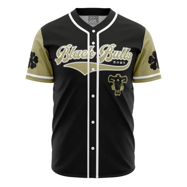 Maillot de baseball Asta Taureaux Noirs Black Clover