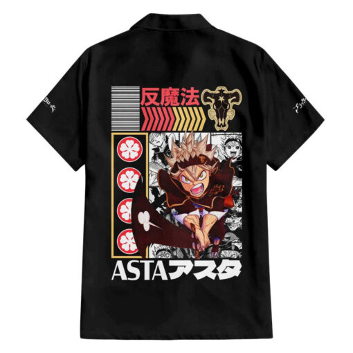 Chemise hawaïenne Asta – Black Clover V3 – Image 2