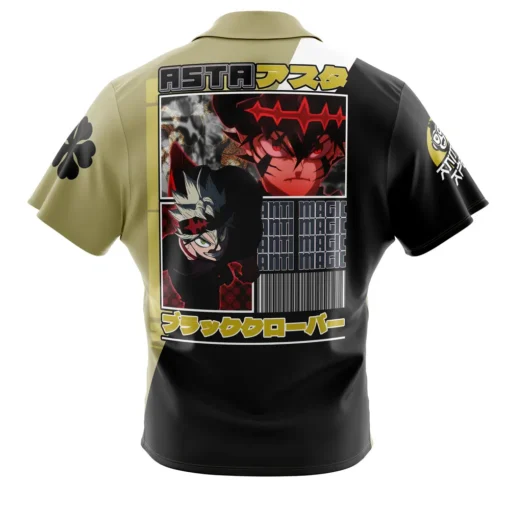 Chemise hawaïenne Asta Black Clover – Image 2