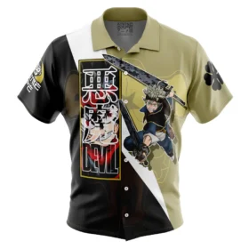 Chemise hawaïenne Asta Black Clover