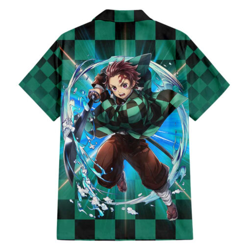 Chemise hawaïenne Tanjiro – Demon Slayer (aura astrale) – Image 2
