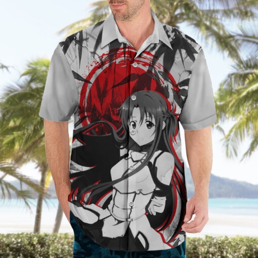 Chemise hawaïenne Asuna – Sword Art Online (style japonais) – Image 3