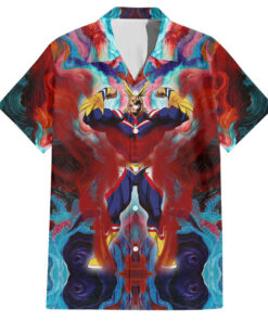 Chemise hawaïenne All Might – My Hero Academia (motif abstrait)