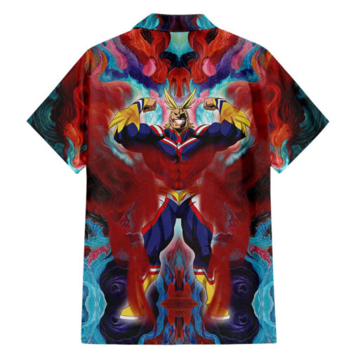 Chemise hawaïenne All Might – My Hero Academia (motif abstrait) – Image 2