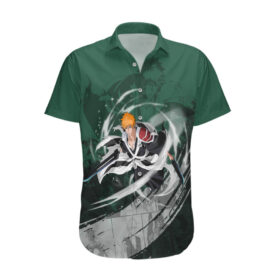 Chemise hawaïenne Ichigo Bankai – Bleach TYBW