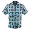 Chemise hawaïenne Méchants Mega Man