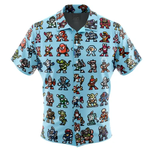 Chemise hawaïenne Méchants Mega Man