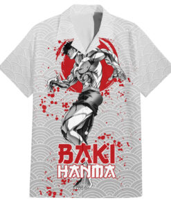 Chemise hawaïenne Baki Hanma – Style Japonais