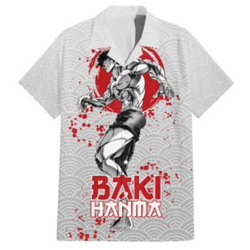Chemise hawaïenne Baki Hanma – Style Japonais