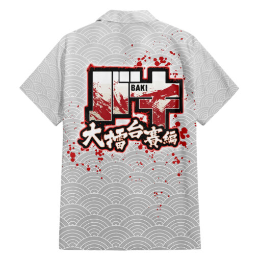 Chemise hawaïenne Baki Hanma – Style Japonais – Image 2