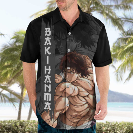 Chemise hawaïenne Baki Hanma – Baki – Image 3