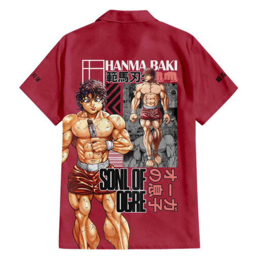 Chemise hawaïenne Baki Hanma – Image 2