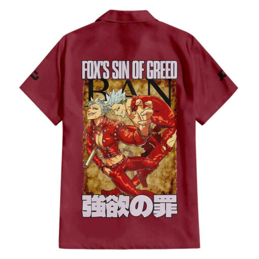 Chemise hawaïenne Ban – Seven Deadly Sins – Image 2