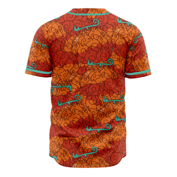 Maillot de baseball Fruit du Démon Mera Mera One Piece – Image 2