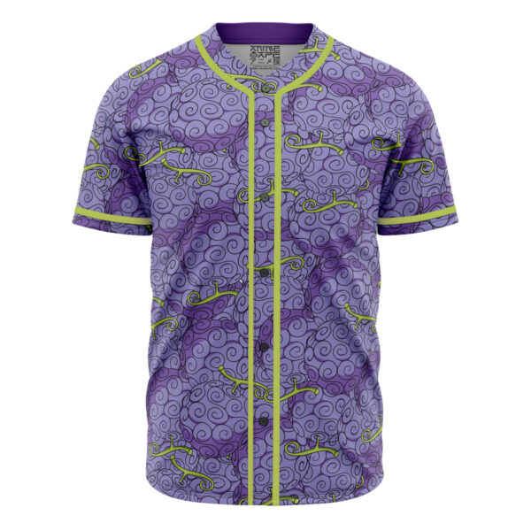 Maillot de baseball Fruit du Démon Gomu Gomu One Piece