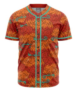 Maillot de baseball Fruit du Démon Mera Mera One Piece