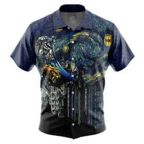 Chemise hawaïenne Batman Chevalier Noir Étoilé