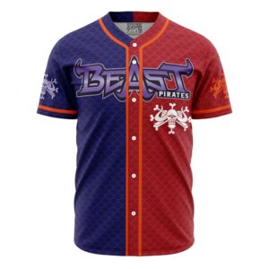 Maillot de baseball Pirates de la Bête Kaidou One Piece