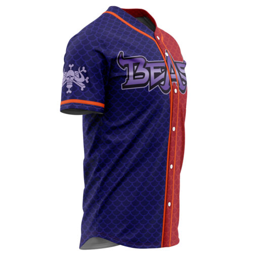 Maillot de baseball Pirates de la Bête Kaidou One Piece – Image 2