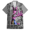 Chemise hawaïenne Beerus – Dragon Ball (motif texte)