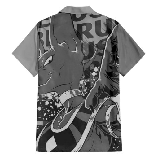 Chemise hawaïenne Beerus – Dragon Ball (motif texte) – Image 2