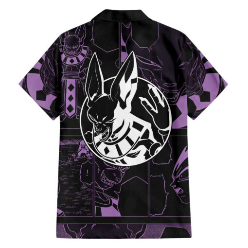 Chemise hawaïenne Beerus – Dragon Ball (style manga) – Image 2