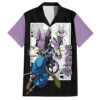 Chemise hawaïenne Beerus – Dragon Ball (mix manga/anime)