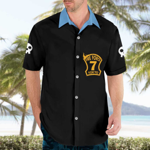 Chemise hawaïenne Benimaru Shinmon – Fire Force – Image 3