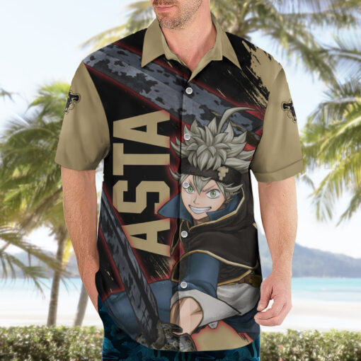 Chemise hawaïenne Asta – Black Clover (Black Bull) – Image 3