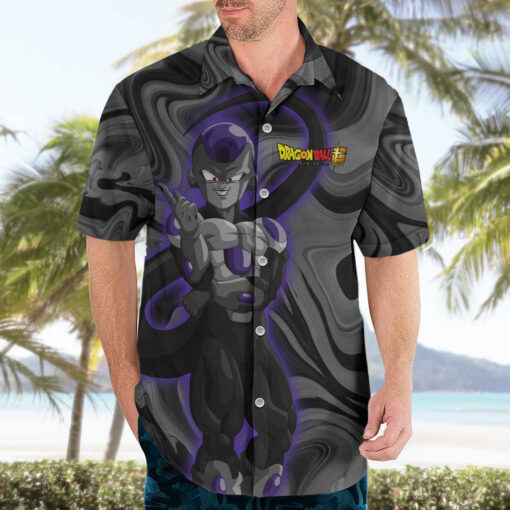 Chemise hawaïenne Freezer Noir – Dragon Ball – Image 3