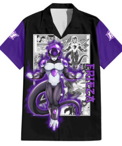 Chemise hawaïenne Freezer Noir – Dragon Ball