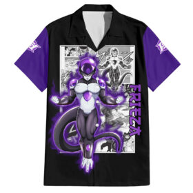 Chemise hawaïenne Freezer Noir – Dragon Ball
