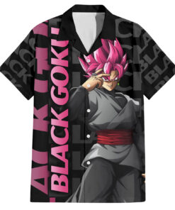 Chemise hawaïenne Goku Noir – Dragon Ball