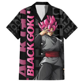 Chemise hawaïenne Goku Noir – Dragon Ball